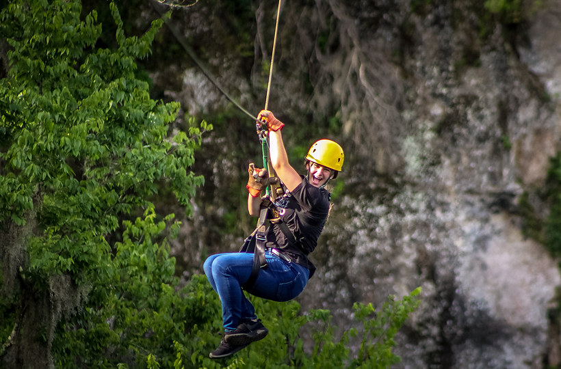 Zip line adventure