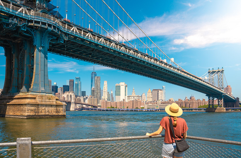 New York skyline viewpoint