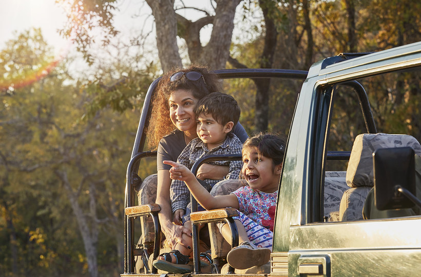 Family safari adventure